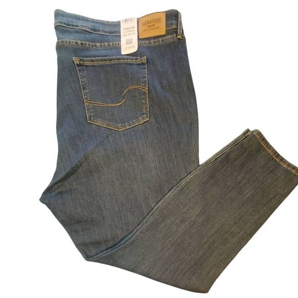 Women's  Levi's Strauss Signiture Gold Med Wash Skinny Jeans Size 39 X 40 - Picture 4 of 7